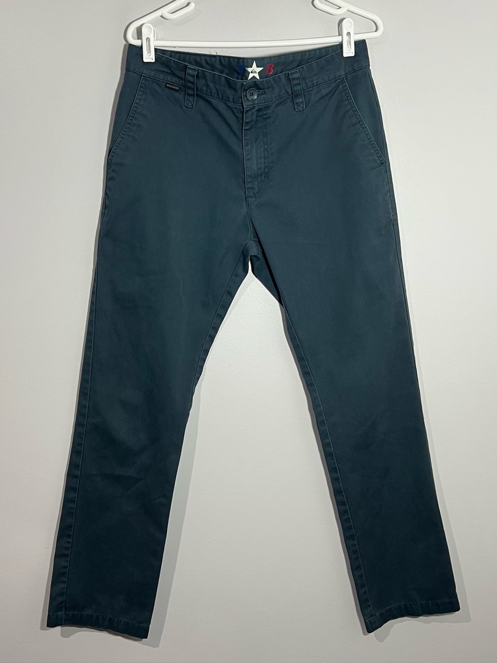 Quiksilver Justin Brock Blue Chino Pants Mens Size 31